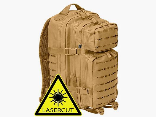 Brandit US Rucksack Cooper LASERCUT - Medium - 25 Liter - Camel ( Beige / Sand )