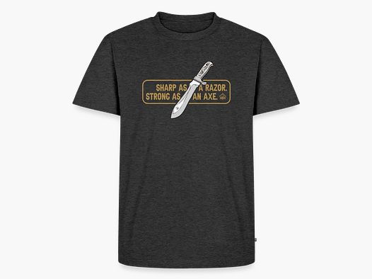 PUMA Heren Premium T-Shirt "White Hunter Sharp & Strong"