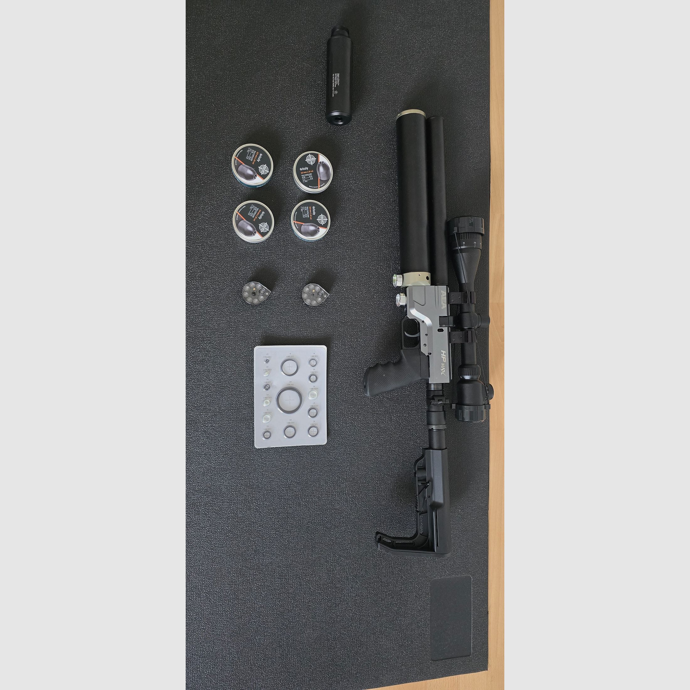 Verkaufe AEA HP Max MK1 9mm + FX Zielfernrohr + umfangreiches Zubehör – Top Zustand!