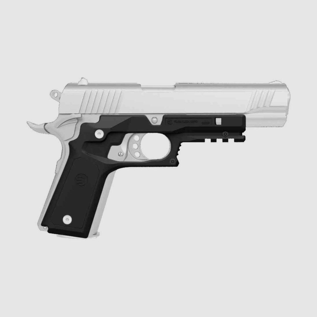 Recover Tactical 1911 GRIP AND RAIL SYSTEM mit farbigen Inlays
