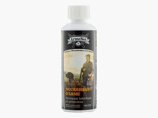 Waffenpflegemittel Armenet - Flasche 250 ml - Schutz und Pflege - Erhält die Langlebigkeit der Waffen