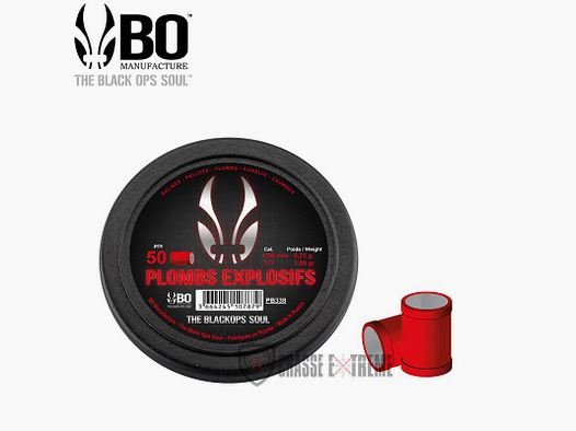 50 Diabolos Explosiv the Black Ops Soul mit Flachkopf Kal. 4,5 mm