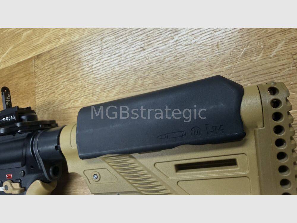 Heckler & Koch MR223 A3 Slim-Line 11" Lauf - halbautom. Büchse .223Rem MGBs Sondermodell black/RAL Edition inkl. Schalldämpfer B&T AG Print X RBS I Compact QDN 223 FDE - flow through - zivile Version HK416 / G95K / G38 G95A1 / G95KA1 / mit Upgrades