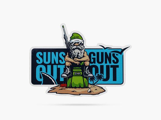 MDT Suns Out Guns Out Sticker
