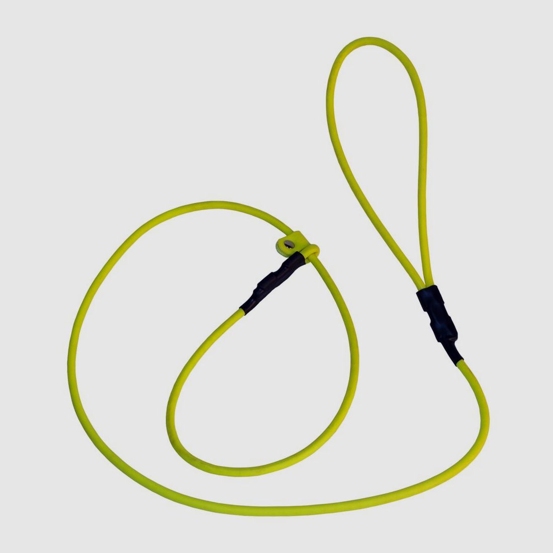 Poignée ronde avec col de serrage - jaune