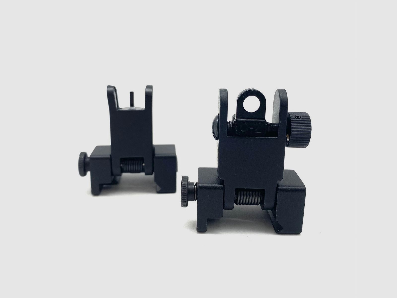 RECOVER tactical vizier vizierset, inklapbaar voor AR15 -STAAL set, afbeelding 3 van 3