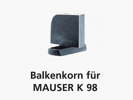 Mauser MAUSER K98 Balkenkorn BH 11,0mm extra hohes Korn für 98er Systeme , Breite 2,5mm