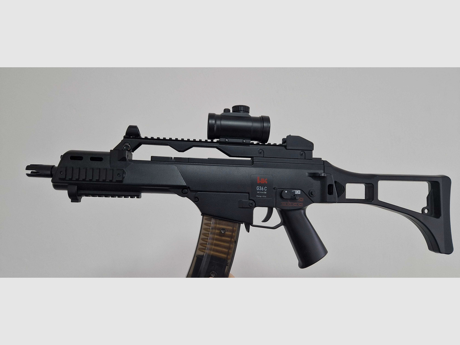 Airsoft / Softair Set – G36C AEG + Beretta 90Two – Einsteiger-Set, unter 0,5 Joule