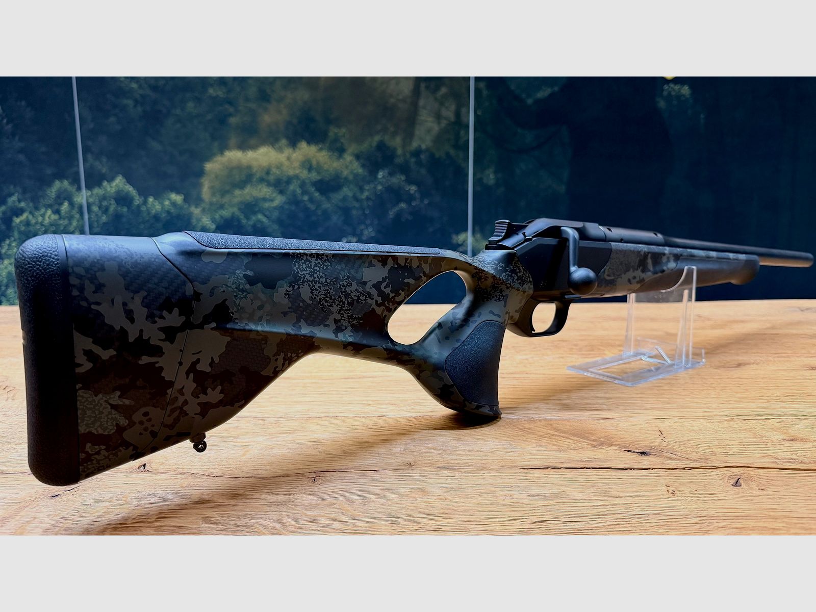Blaser R8 Ultimate Carbon Huntec Camo Komplettwaffe / Kaliber wählbar / Logo schwarz / Semi Weight