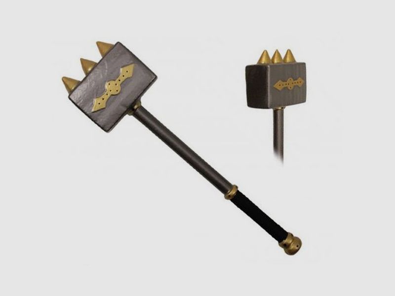 War Hammer LARP mit Fiberglaskernstab