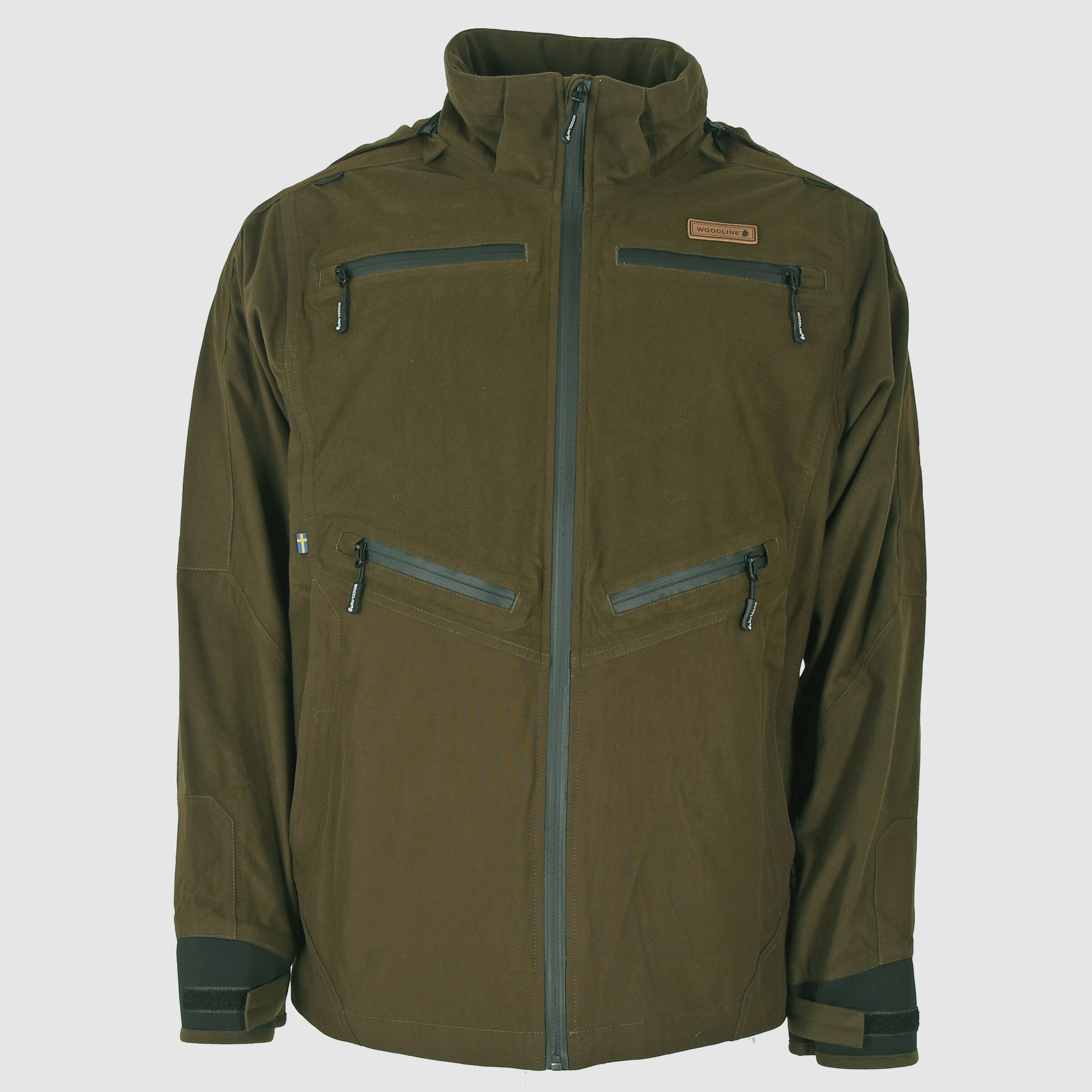 Woodline Stone Jacket Men Green - C56
