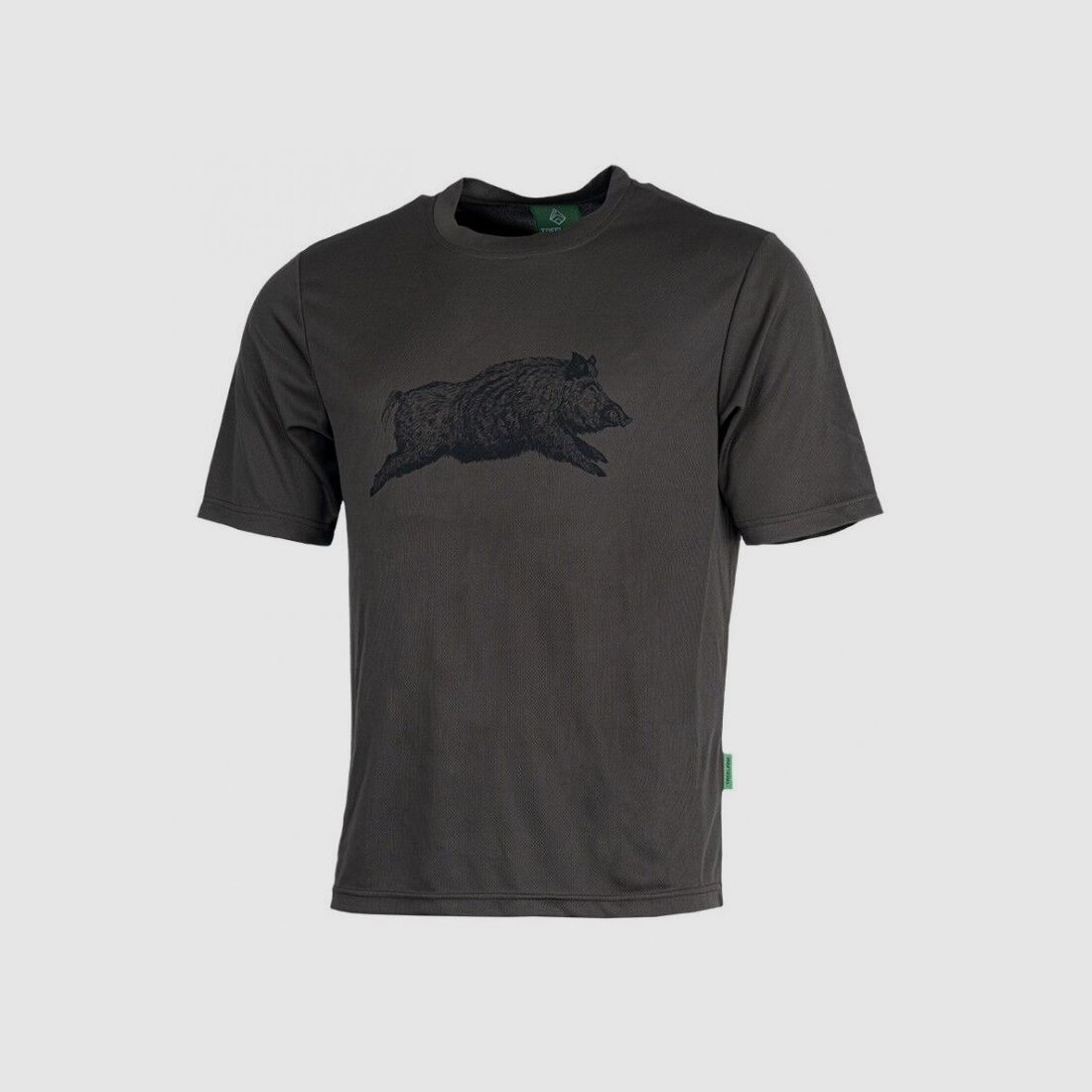 Camiseta de Caza Treeland Verde Jabalí, imagen 2 de 4