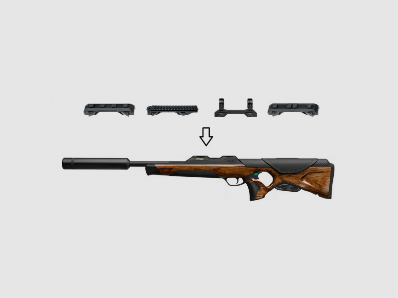 Walther RS3 Heritage Fourstar inkl. Schalldämpfer - Repetierbüchse