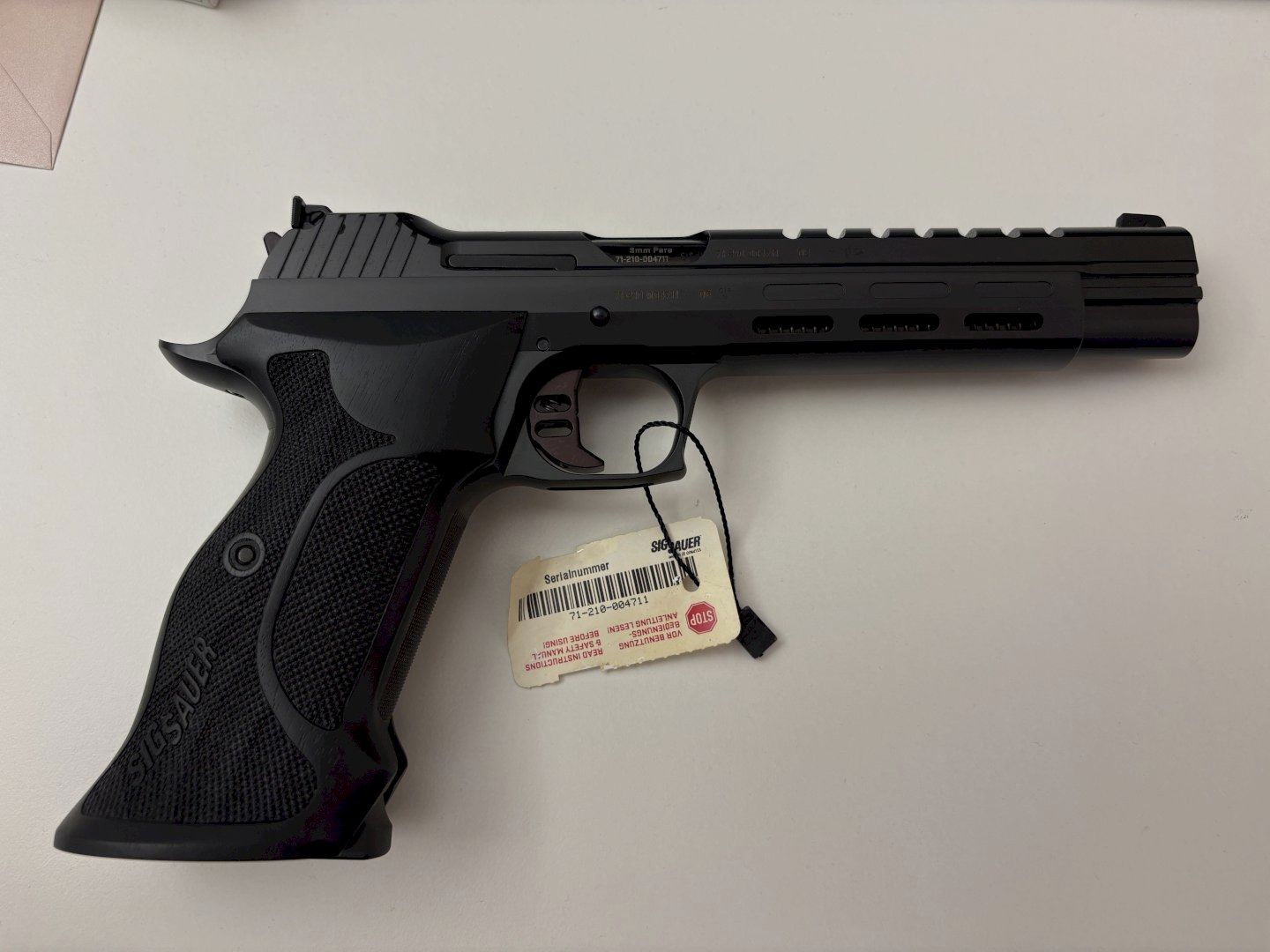 SIG Sauer P210 Skeleton Black - 6 Zoll, 9 mm Para, Eckernförde,  ungeschossen