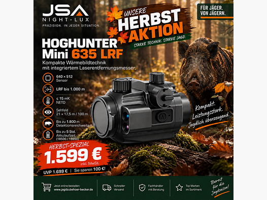 JSA Night-Lux HOGHUNTER Mini 635 LRF – Offre d'automne