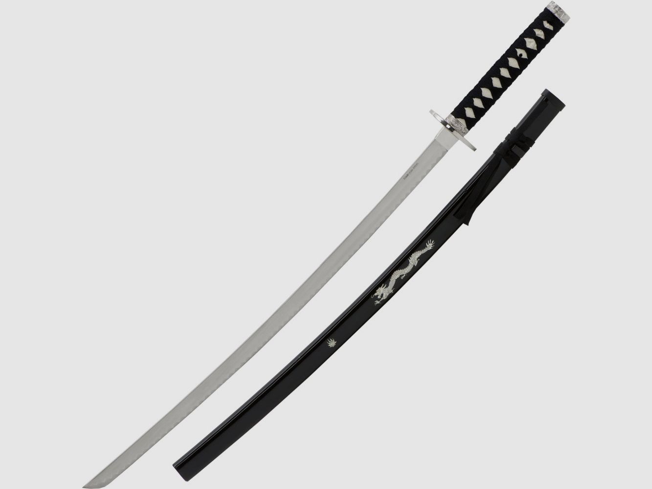 Silberdrachen Katana
