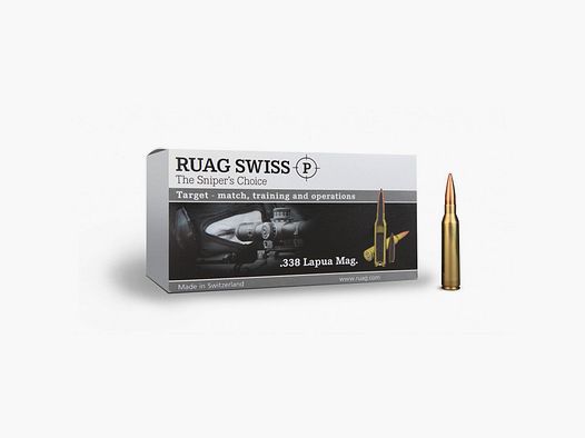 Swiss .338 Lapua Mag. – 16.2g / 250 gr Target – 10 pcs