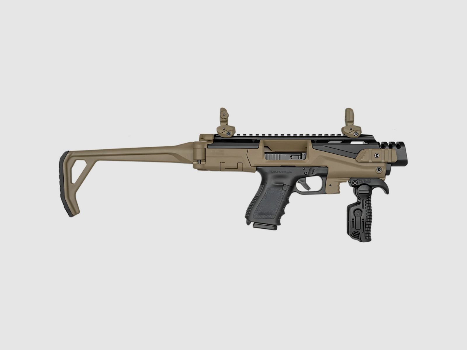 Fab Defense – Conversione Glock KPOS Scout (kit SCOUT Advanced) – Color sabbia, immagine 5 di 11