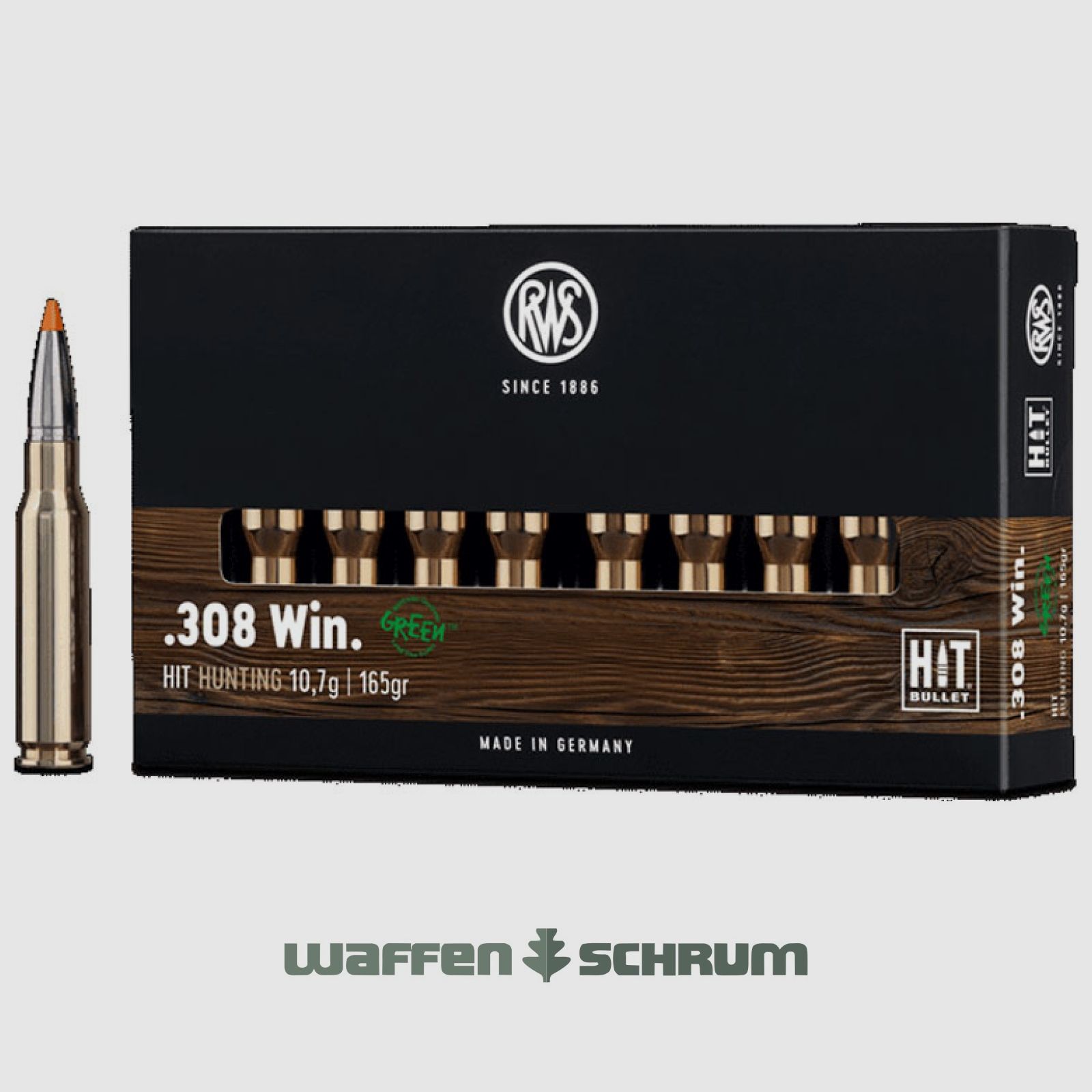 RWS HIT 10.7g - 165gr .308Win