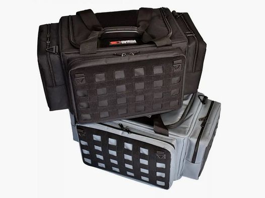 CED Schießsporttasche Range Bag Elite f.2-3 Pistolen 56x32x27cm GRAU