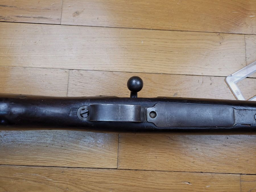 Seltenes Mauser-Gewehr Brasilien – Modell Mq.30M954 – neu kalibriert auf 300 Win Mag – Holz und Beschläge in gutem Zustand – sehr guter Lauf – Markierungen in einwandfreiem Zustand – BE+, Bild 16 von 25
