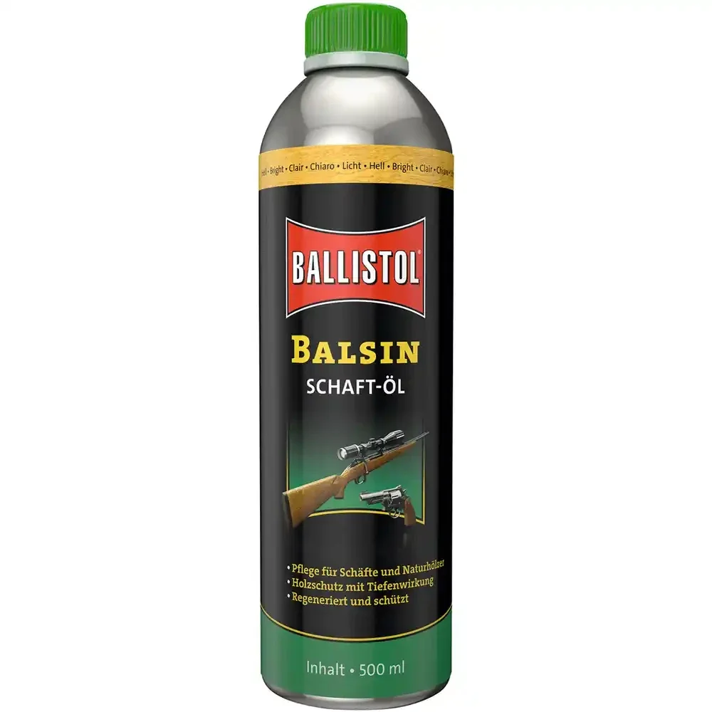 BALLISTOL Schaftöl Balsin – hell, 0,5 l