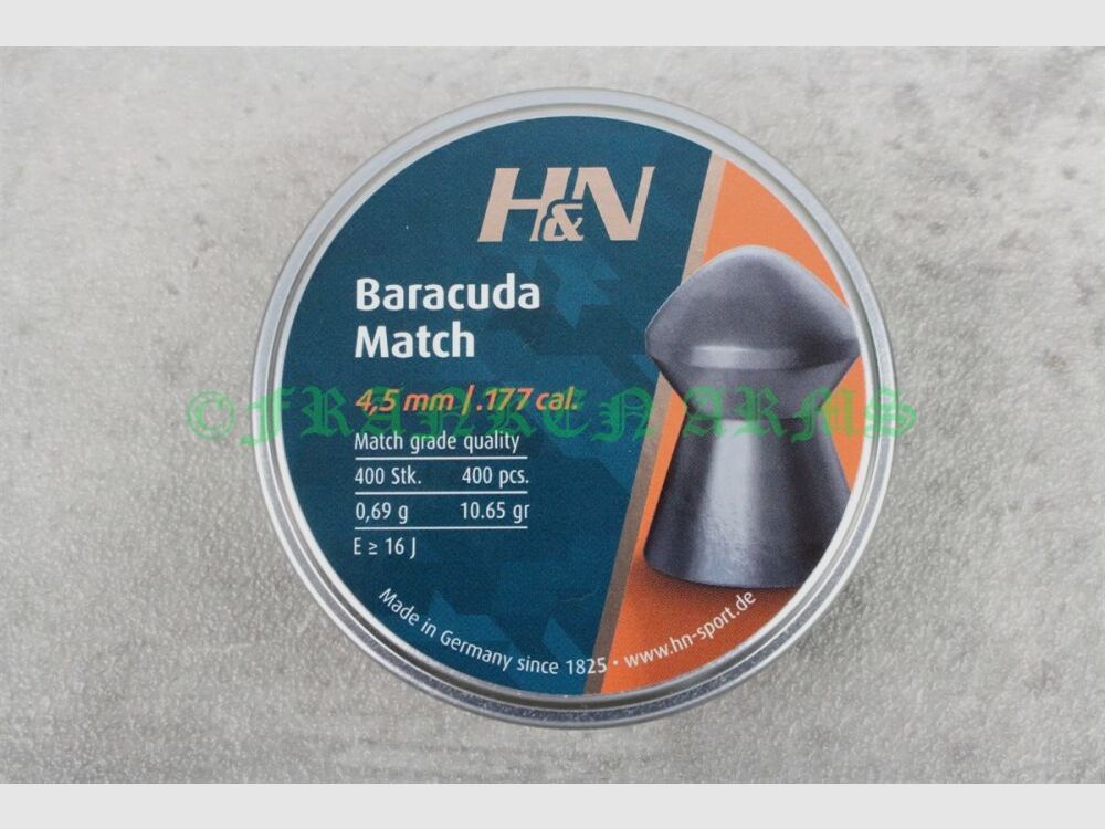 H&N Baracuda Match 4,52mm 400 Stück