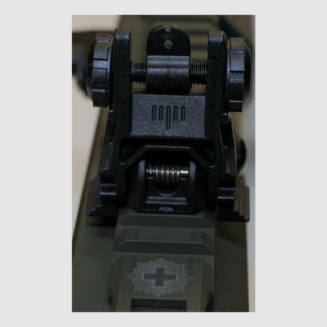 GWMH carabina semiautomática GWMH SPC-SPORTER A4 17" (CARABINA PISTOLA SUIZA) OD-GREEN Cal.9x19 cargador AR15 Glock