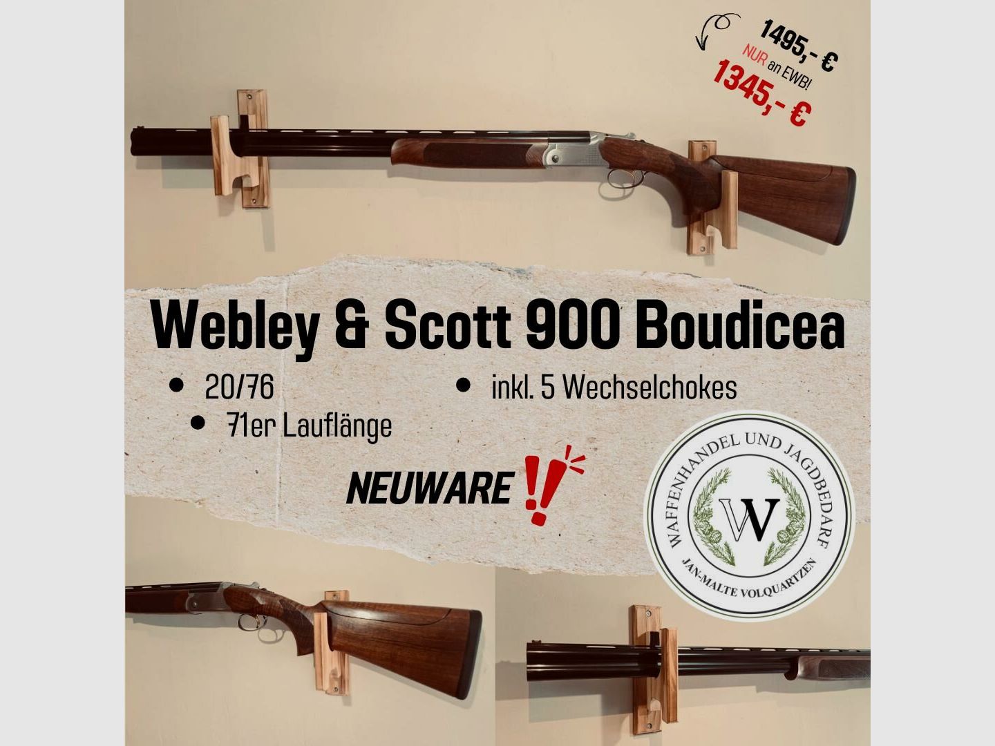 Webley & Scott 900 Boudicea
