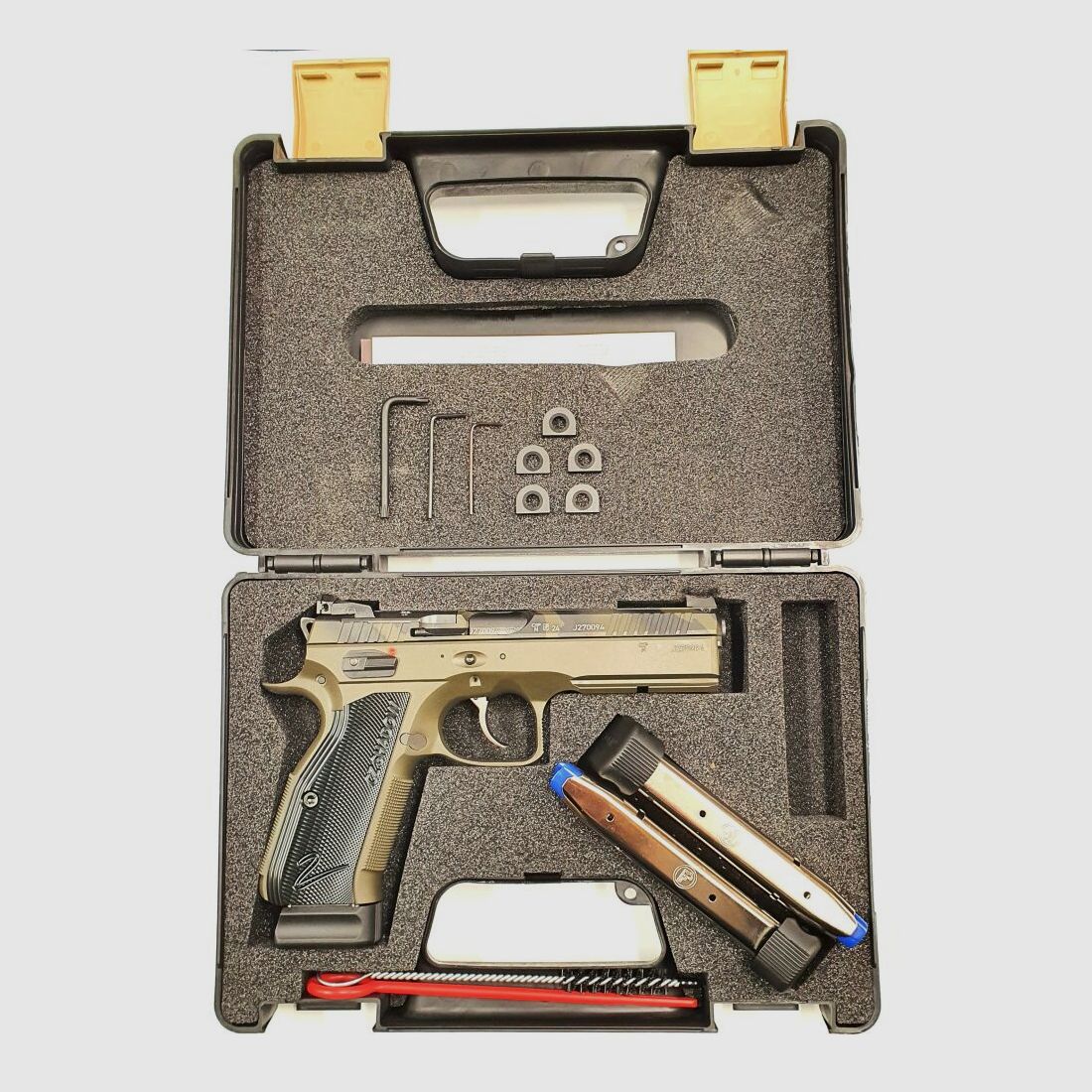 CZ 75 SP - 01, Shadow II OR, Camo Olijfgroen Dubbele Actie DA/SA-Trekker