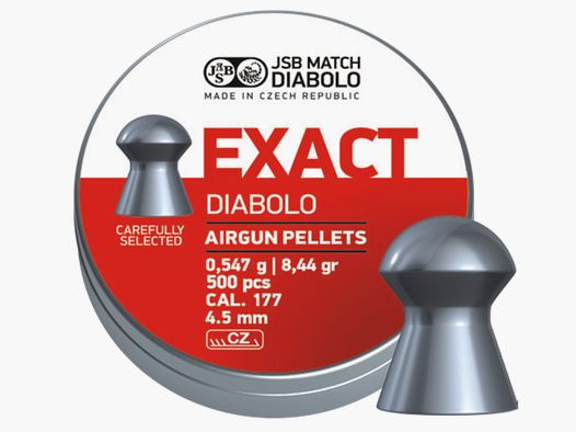 JSB Exact Cal. 4,5mm, 0,547g, 4,53mm