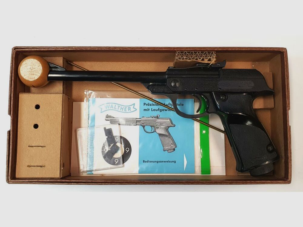 Carl Walther Waffenfabrik Ulm !Rarität! Luftpistole Walther Model 53 - 4,5mm Diabolo