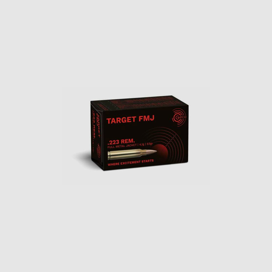 GECO .223 Rem. TARGET FMJ 4.1g/63gr