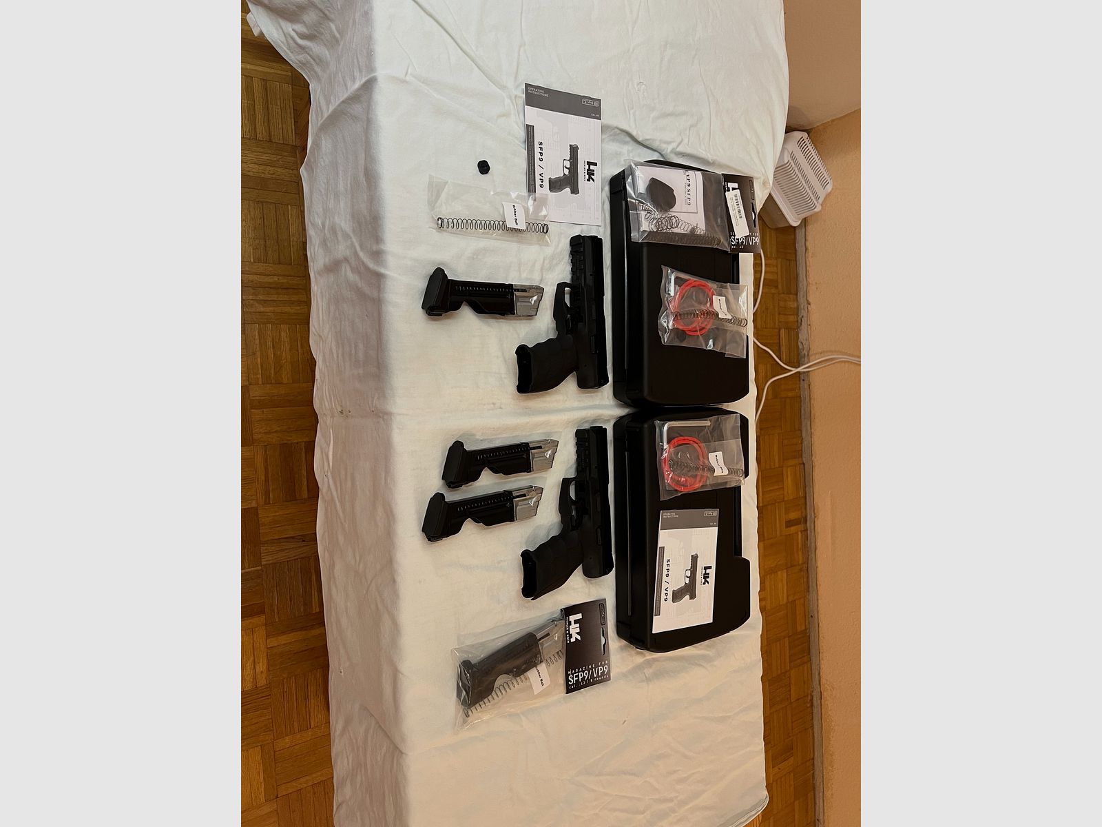 Umarex VFC Heckler & Koch SFP9 T4E CO2 RAM Pistole Kal. 43 schwarz neu NP 270€