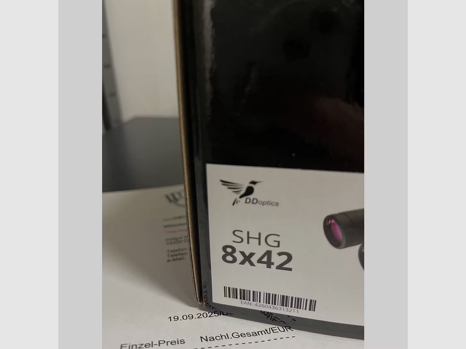 DDoptics SHG 10×42 Fernglas, neu und unbenutzt, inklusive Herstellergarantie