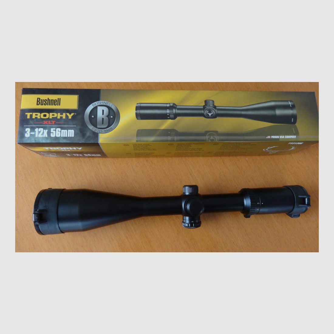 Bushnell BUSHNELL SCOPE TROPHY XLT 3-12X56, 4A, ILLUMINATED
