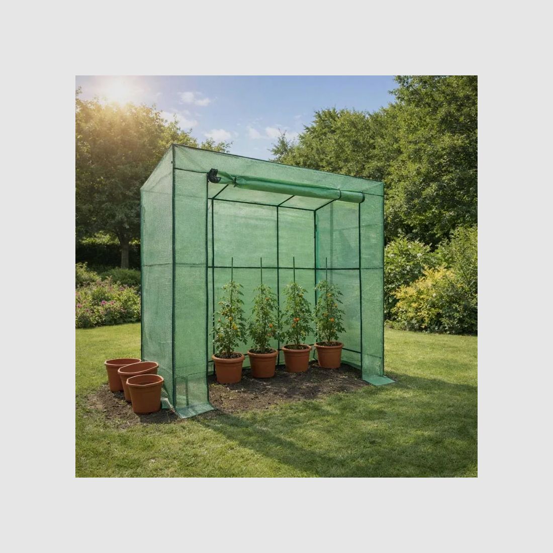 Tomatengewächshaus Garten 79 X 200 X 169 cm, Bild 1 von 9
