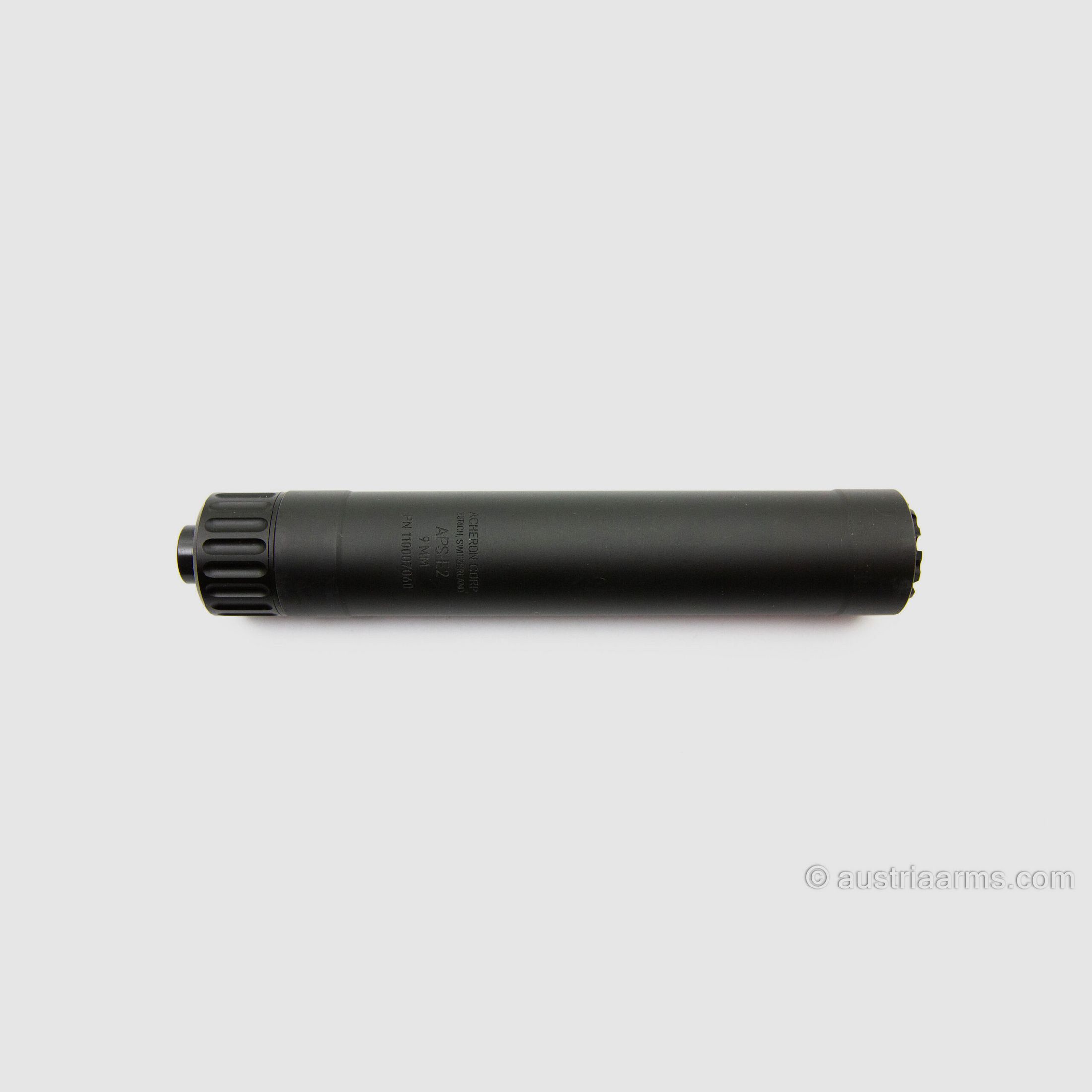 Schalldämpfer Acheron APS E2 9x19mm 1/2×18″ UNEF – Black, Bild 3 von 5