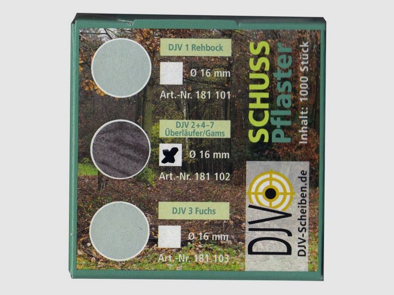 DJV Schusspflaster grau