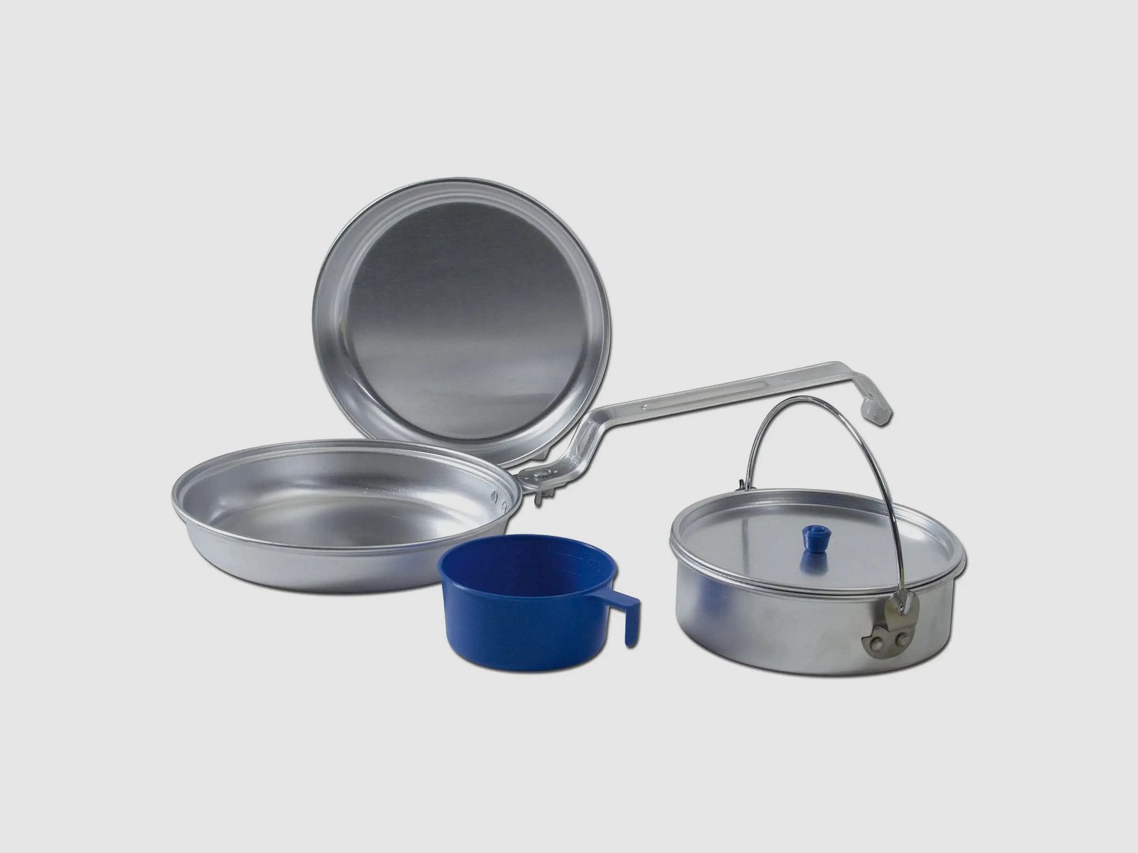 Mil-Tec Ensemble de cuisine en aluminium pour 1 personne