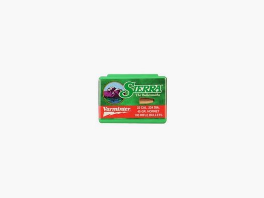 Sierra Varminter .22 Kaliber (.224) 45 GR. Hornet #1210