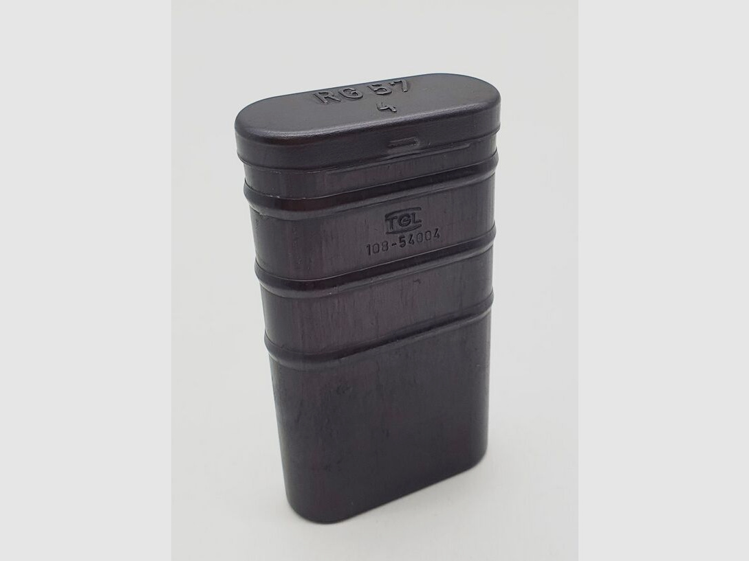 orginal DDR NVA RG 57 Dose für Waffenreinigungsgerät für Kalaschnikow AK47 (7,62mm) TGL 108-54004