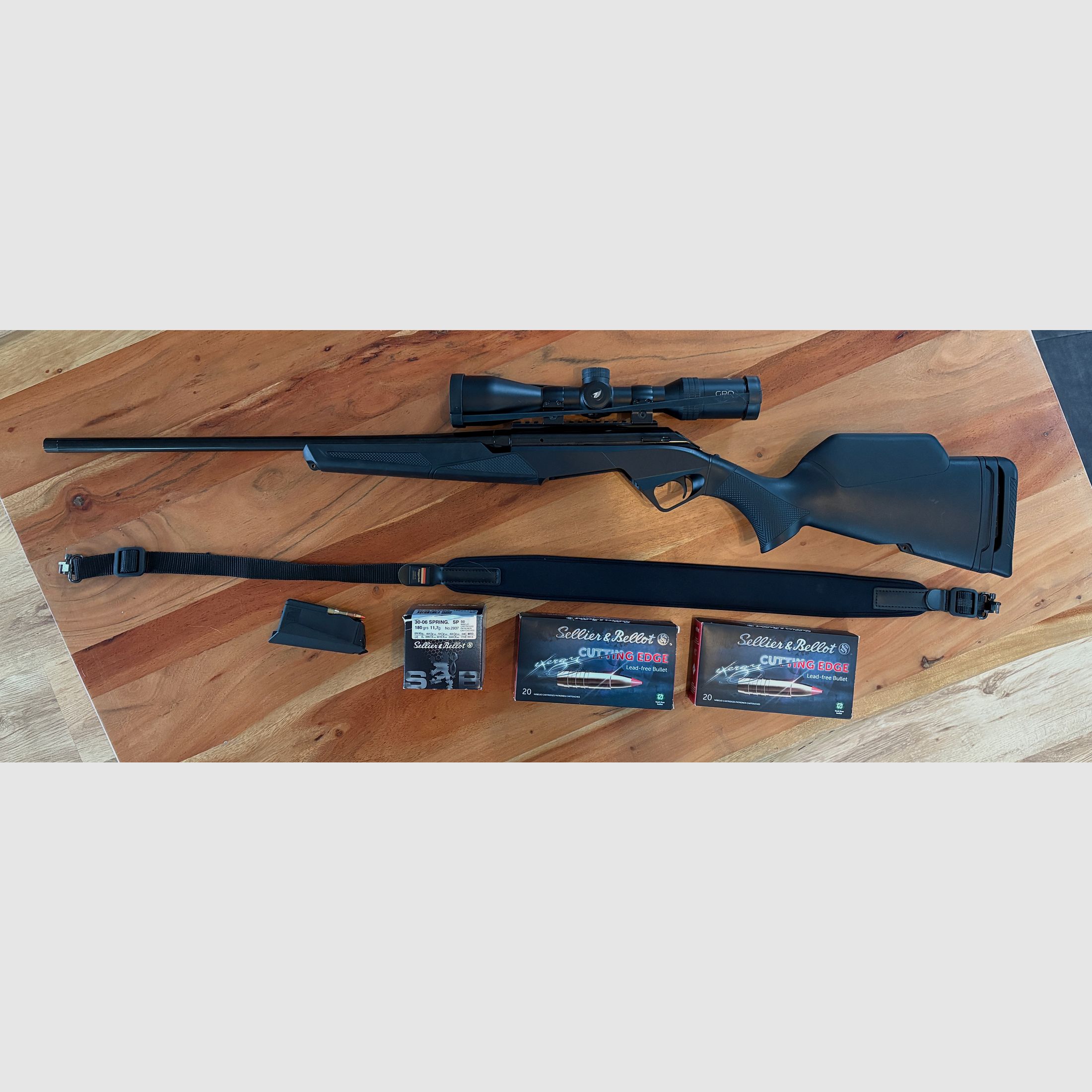 Benelli Lupo BE.ST. Schwarz, GPO Spectra 6x2-12x50i