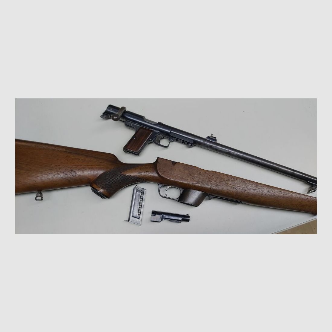 Römerwerk AG Suhl / Turingia Römer pistola fucile Brevetto Gerstenberger-Moritz, immagine 7 di 10