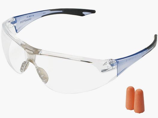 CHAMPION Ballistic Shooting Schutzbrille + Ohrstöpsel