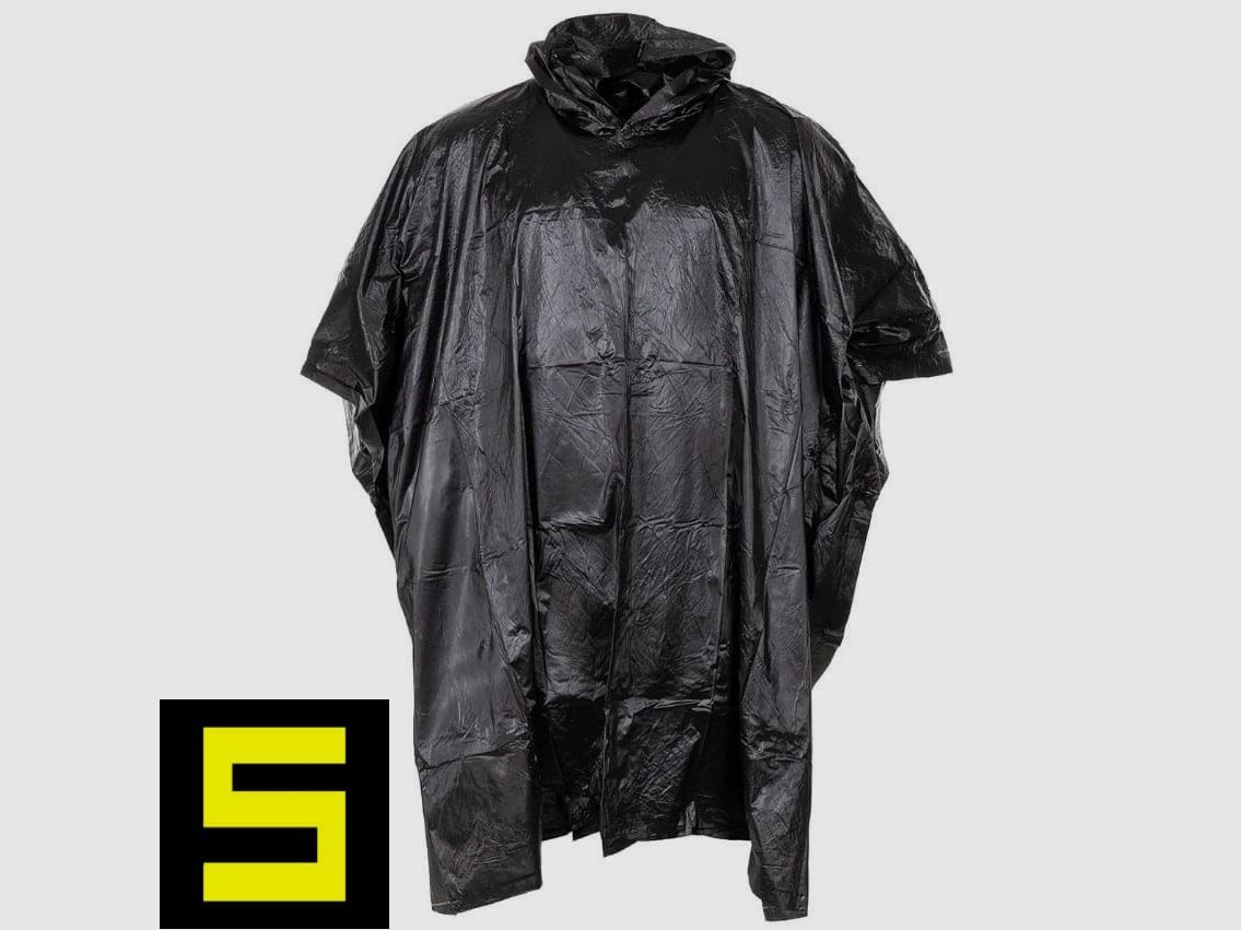 Vinyl Rain Poncho, image 1 of 2