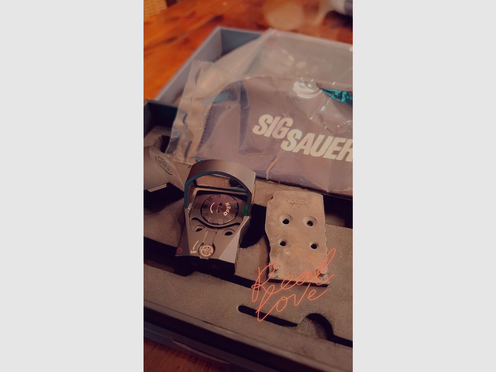 SIG SAUER ROMEO 1 PLUS GLOCK MOS ADAPTERPLATTE