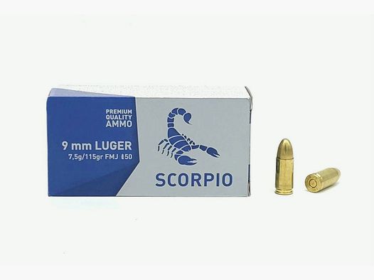 STV Scorpio STV Scorpio 7,5g / 115grs FMJ (9×19)