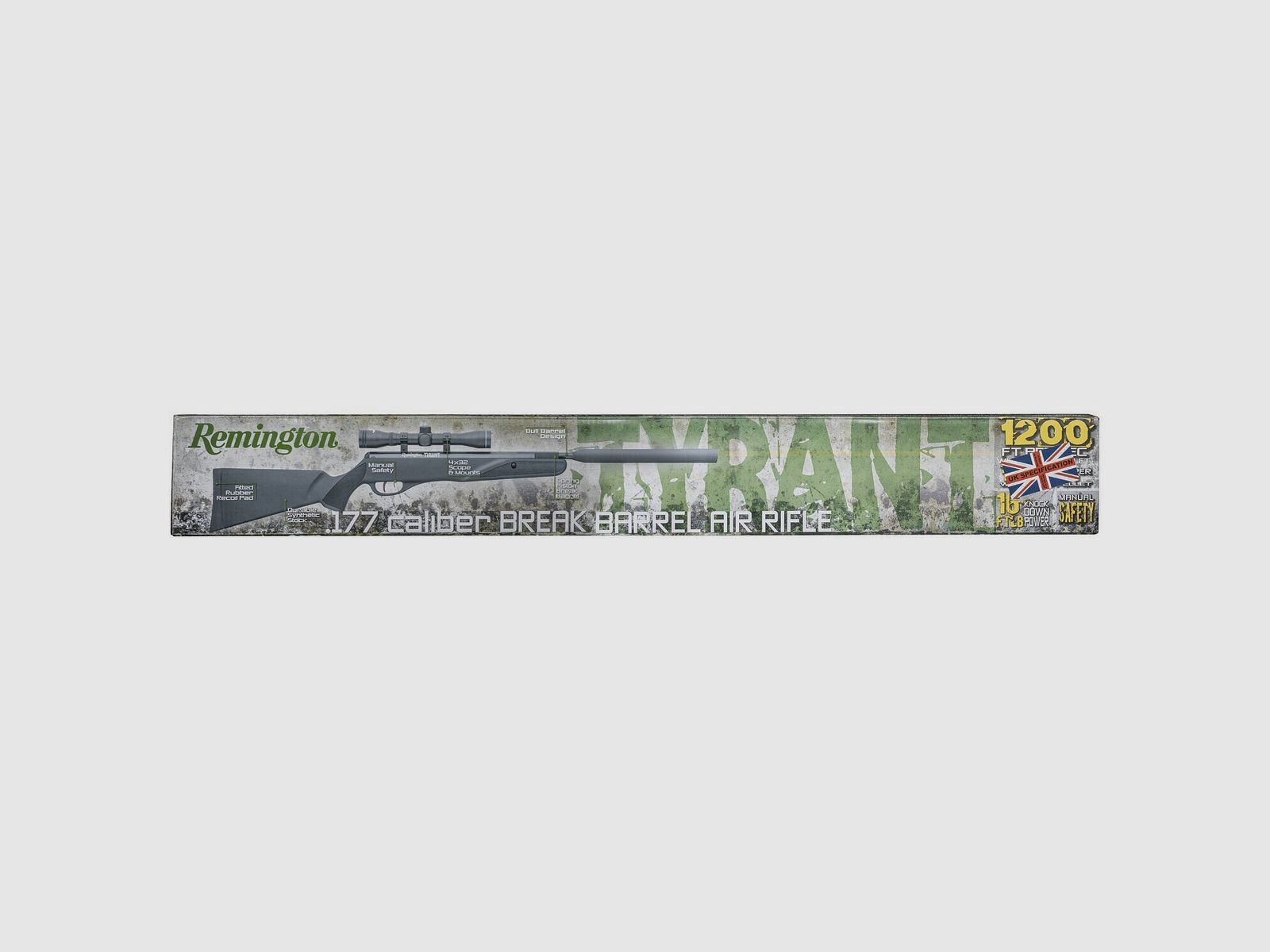 Remington Tyrant C4.5 19.9J Repetierbüchse + Zielfernrohr 4×32, Bild 3 von 3