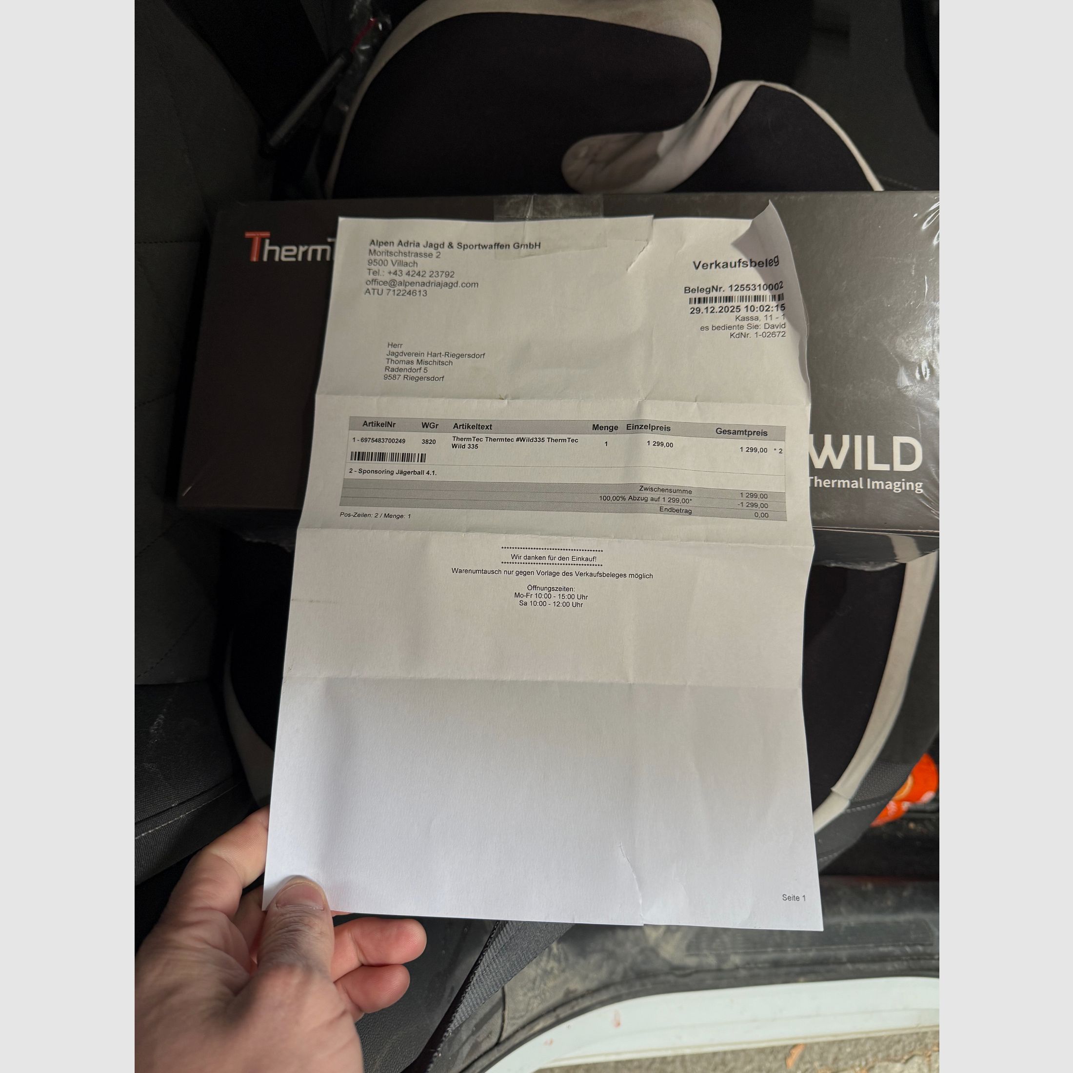 Wärmebildkamera - Thermtec Wild 335